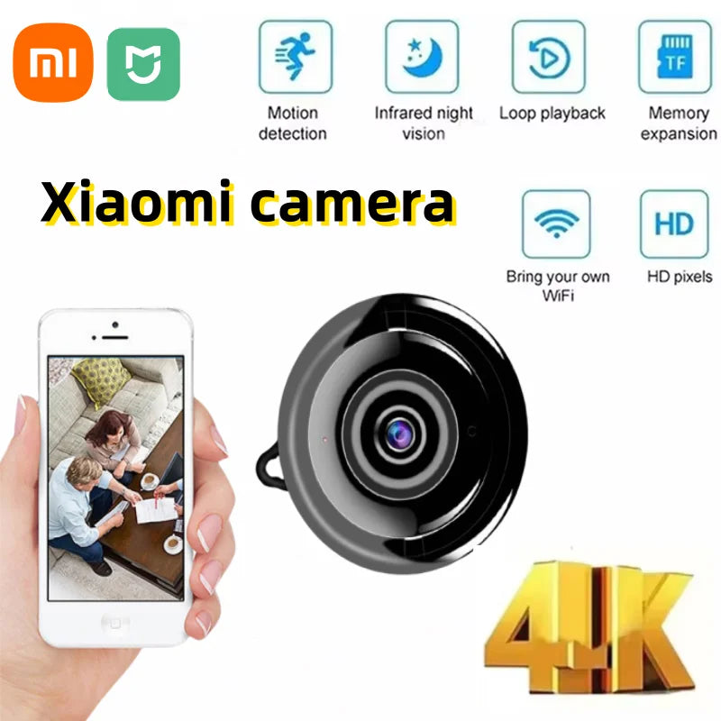 Xiaomi Mini Camera 1080P HD Wifi Wireless Smart Camera Indoor Security Surveillance Night Vision Camcorder Audio Video Recorder