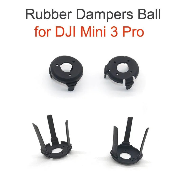 Original  Gimbal Rubber Dampers for DJI Mini 3/3 Pro/4 Pro Left & Right Damping Cushion Shock-absorber Ball Drone  Repair Parts