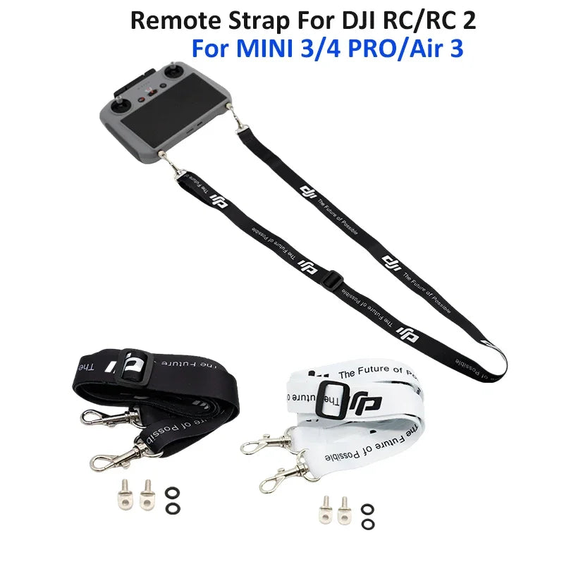 For DJI Mini 3/4 Pro AIR 3 Neck Strap Lanyard W Screws for Mini 3 4 Pro MAVIC 3 PRO DJI RC 2 Remote Controller Drone Accessories