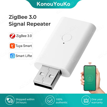 Tuya ZigBee Signal Repeater USB Signal Amplifier Extender ZigBee Gateway Smart Home Devices Smart Automation For Smart Life New