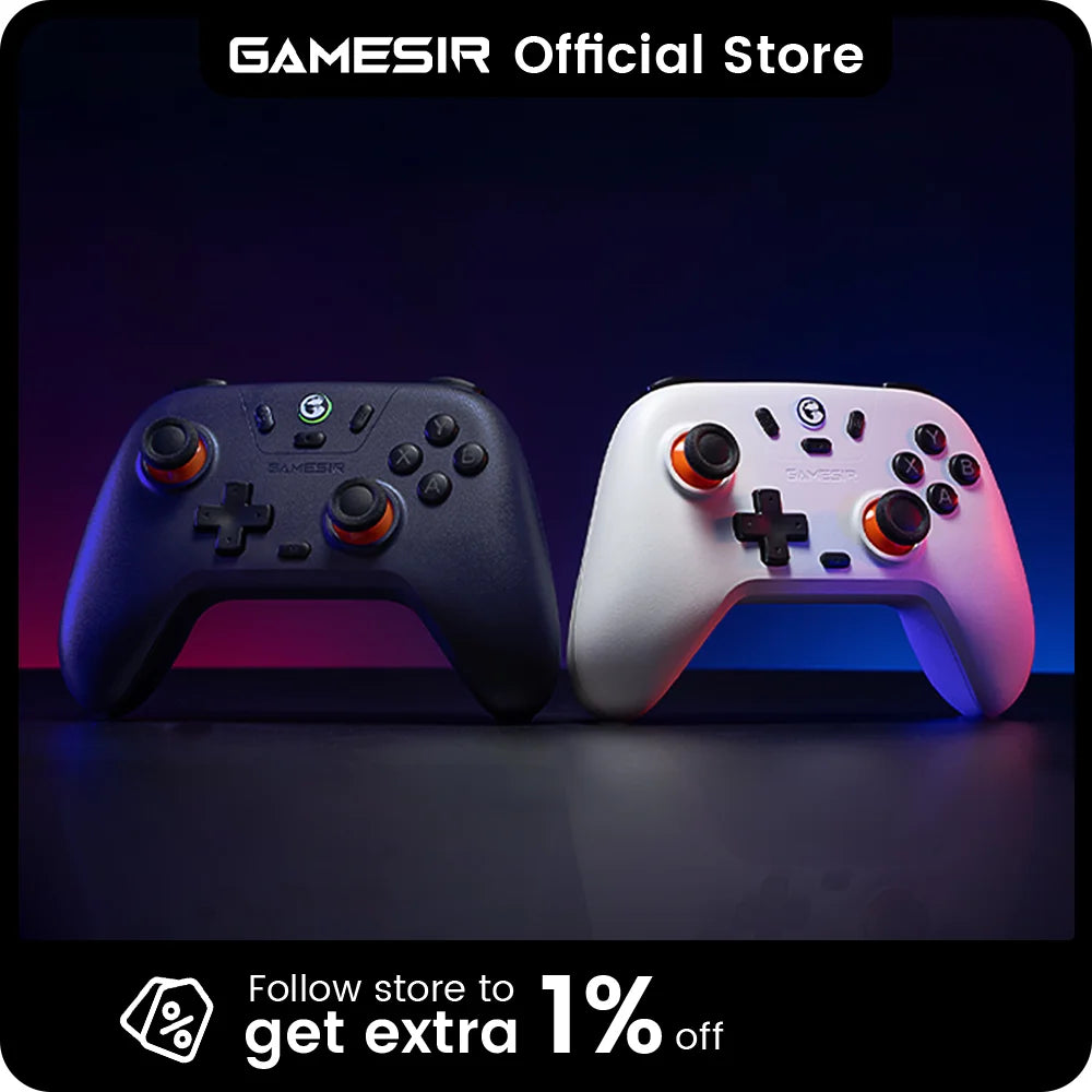 GameSir Nova Lite Wireless Switch Controller Bluetooth Gamepad with Hall Effect for Nintendo Switch iPhone Android Phone PC