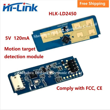 24G HLK-LD2450 MM Wave Human Body Motion Tracking Trajectory Radar Sensor Module LD2450 Smart Home Sensing Distance 8M