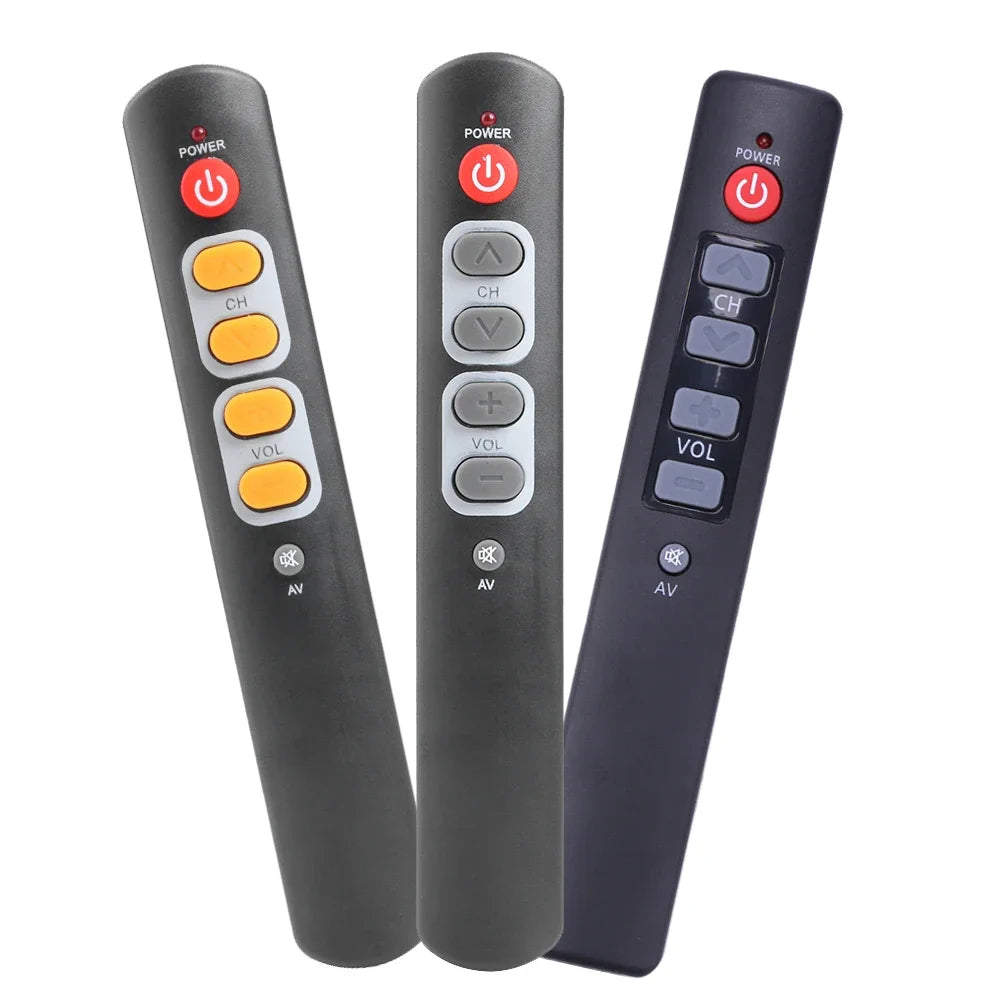 Copy IR Remote for TV STB DVD VCR Universal 6 Big Button Learning Remote Control Electronic Smart Home Accessories