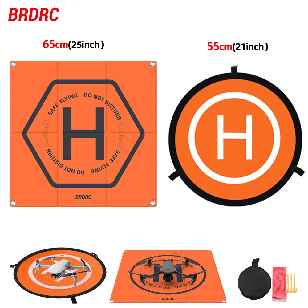 BRDRC Foldable Landing Pads for DJI Air 3S/3/NEO/Mini 4 Pro/3 Pro/4K/AVATA 2/ FIMI X8 MINI V2 Drone Mat Quadcopters Accessories