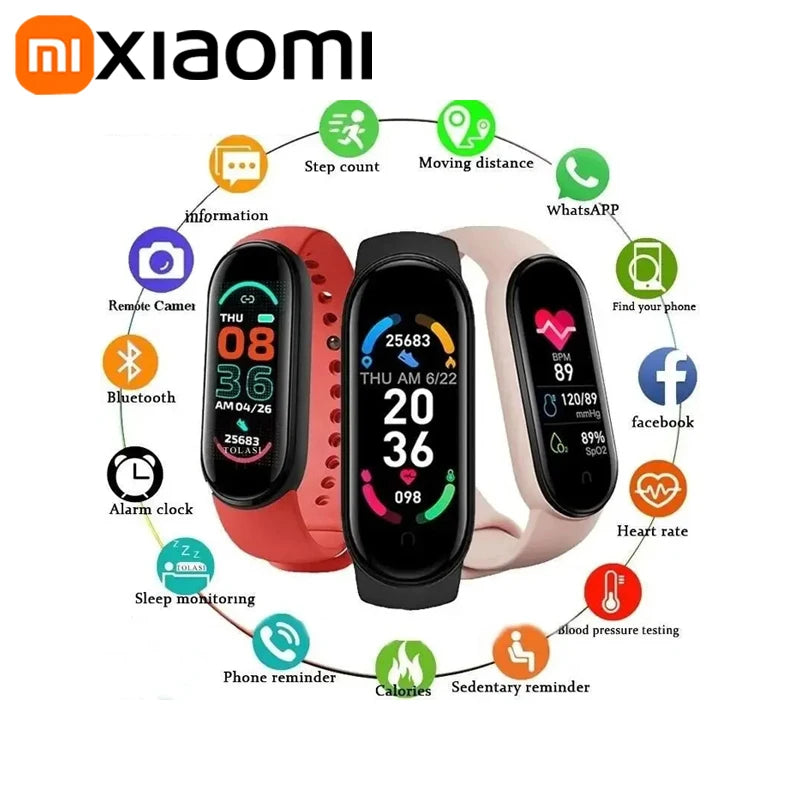 Xiaomi Smart band Movement Watch Step count Bluetooth Synchronous Phone Information Smartwatch For Men Women Students 2025 New