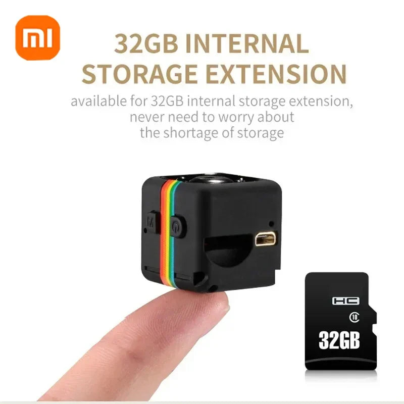 Xiaomi  Mini 1080p Camera Home Small Wireless Wifi Cameras Outdoor Upgraded Motion Detection Security Alerts Night Vision Camera